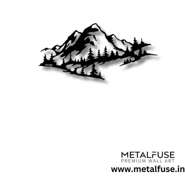 Metal_Wall_Art_for_Home_Decoration__|_Mountain_Range__|_Black