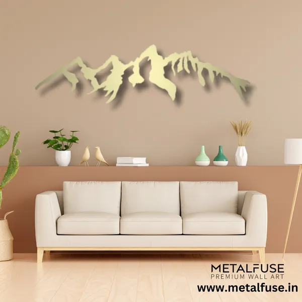 Metal_Wall_Art_for_Home_Decoration__|_Teton_Mountains_Alternative__|_Gold