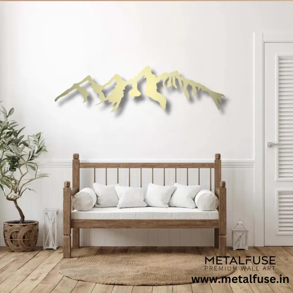 Metal_Wall_Art_for_Home_Decoration__|_Teton_Mountains_Alternative__|_Gold