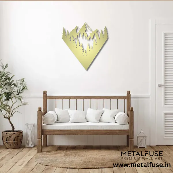 Metal_Wall_Art_for_Home_Decoration__|_Mountain_View__|_Gold