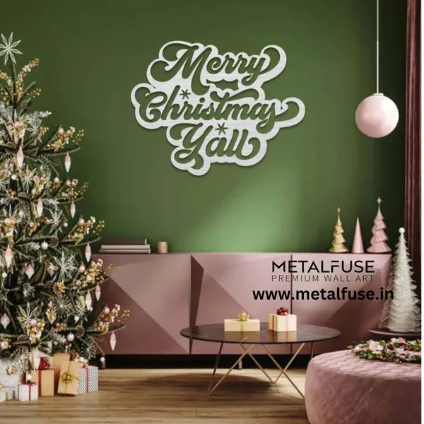 Metal_Wall_Art_for_Home_Decoration__|_MERRY_CHRISTMAS_Y'ALL__|_Silver