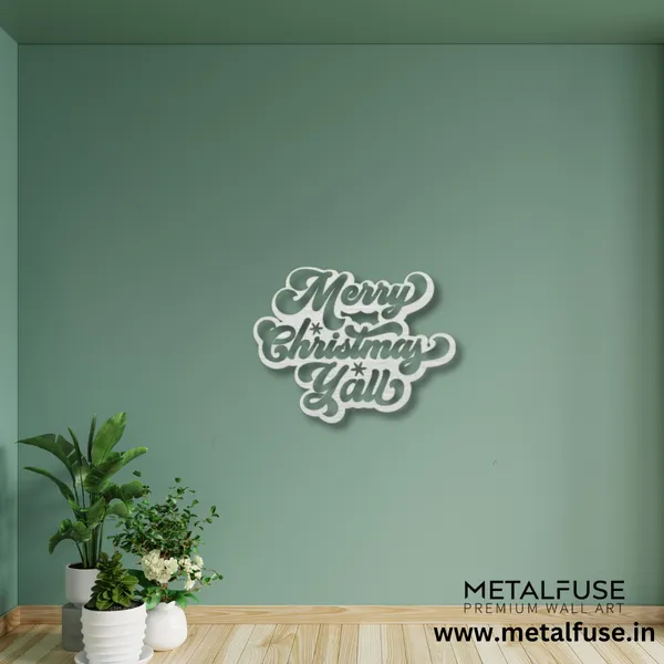 Metal_Wall_Art_for_Home_Decoration__|_MERRY_CHRISTMAS_Y'ALL__|_Silver