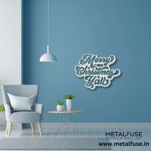 Metal_Wall_Art_for_Home_Decoration__|_MERRY_CHRISTMAS_Y'ALL__|_Silver