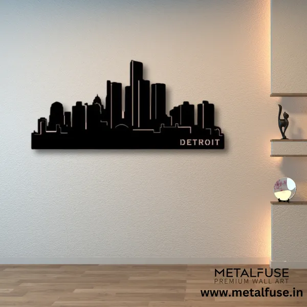 Metal_Wall_Art_for_Home_Decoration__|_Detroit_Skyline__|_Black