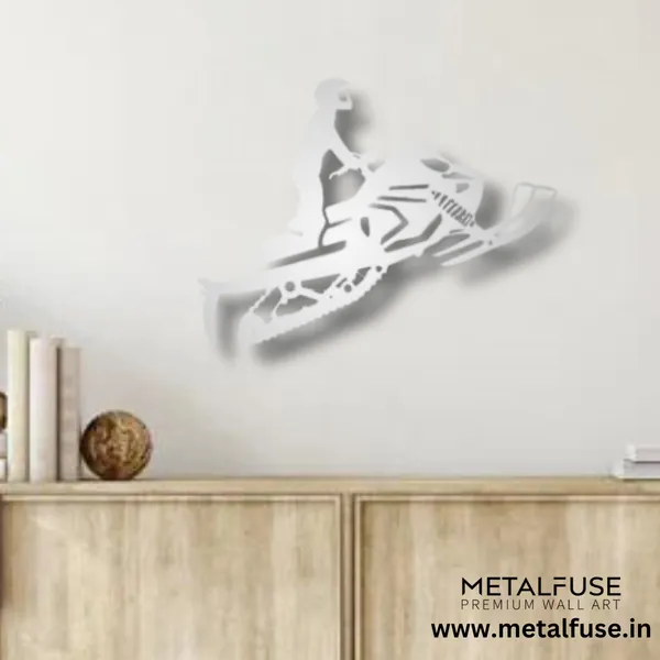 Metal_Wall_Art_for_Home_Decoration__|_Mountain_Snowmobiler__|_Silver