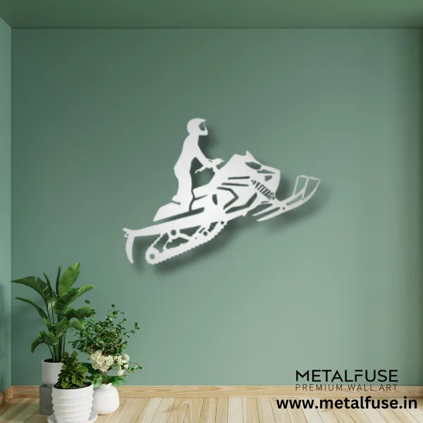 Metal_Wall_Art_for_Home_Decoration__|_Mountain_Snowmobiler__|_Silver