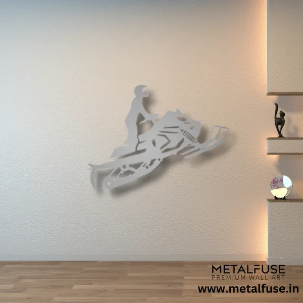 Metal_Wall_Art_for_Home_Decoration__|_Mountain_Snowmobiler__|_Silver