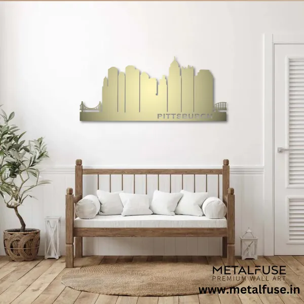 Metal_Wall_Art_for_Home_Decoration__|_Pittsburgh_Skyline__|_Gold