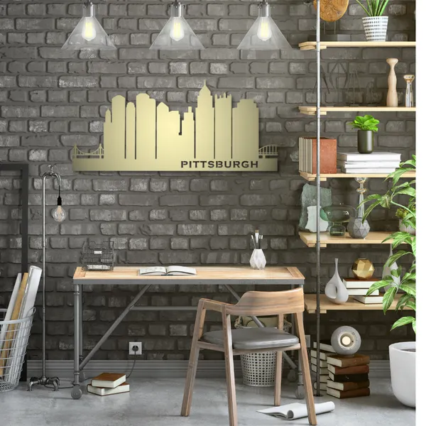 Metal_Wall_Art_for_Home_Decoration__|_Pittsburgh_Skyline__|_Gold