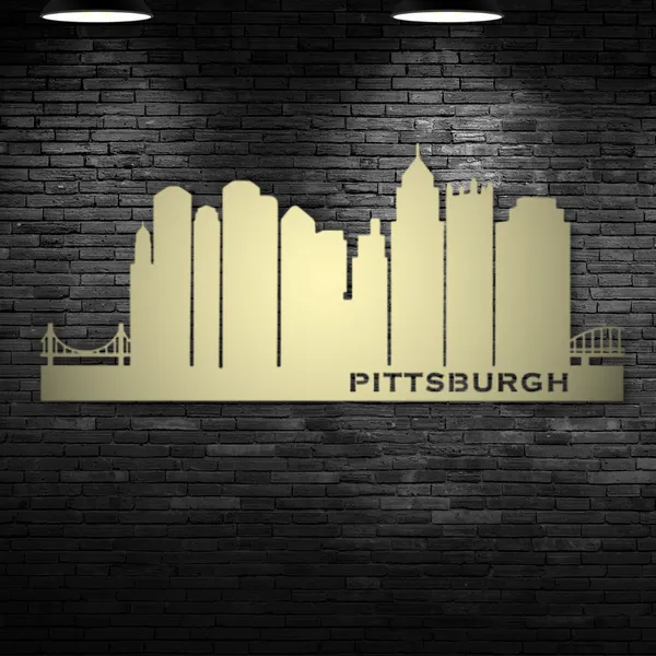 Metal_Wall_Art_for_Home_Decoration__|_Pittsburgh_Skyline__|_Gold