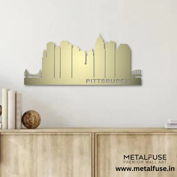 Metal_Wall_Art_for_Home_Decoration__|_Pittsburgh_Skyline__|_Gold