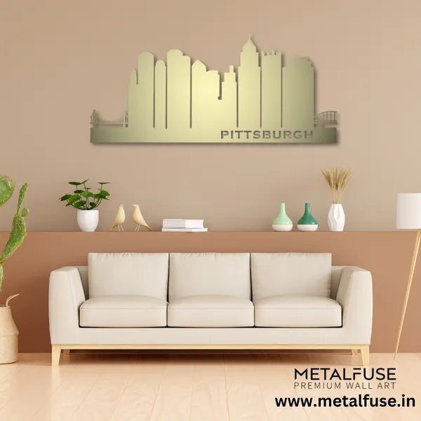 Metal_Wall_Art_for_Home_Decoration__|_Pittsburgh_Skyline__|_Gold
