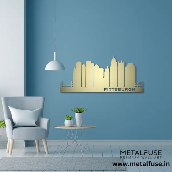 Metal_Wall_Art_for_Home_Decoration__|_Pittsburgh_Skyline__|_Gold