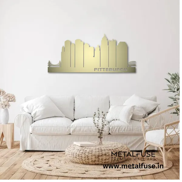 Metal_Wall_Art_for_Home_Decoration__|_Pittsburgh_Skyline__|_Gold