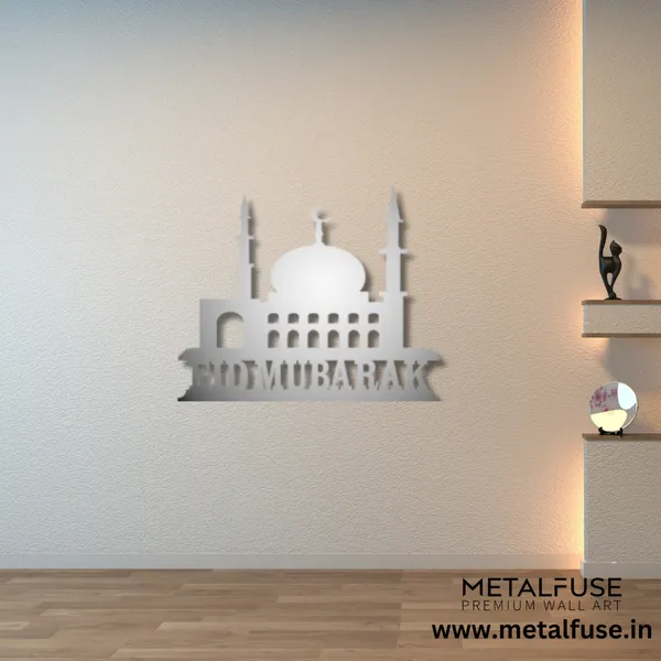Metal_Wall_Art_for_Home_Decoration__|_Eid-Mubarak_Calligraphy__|_Silver