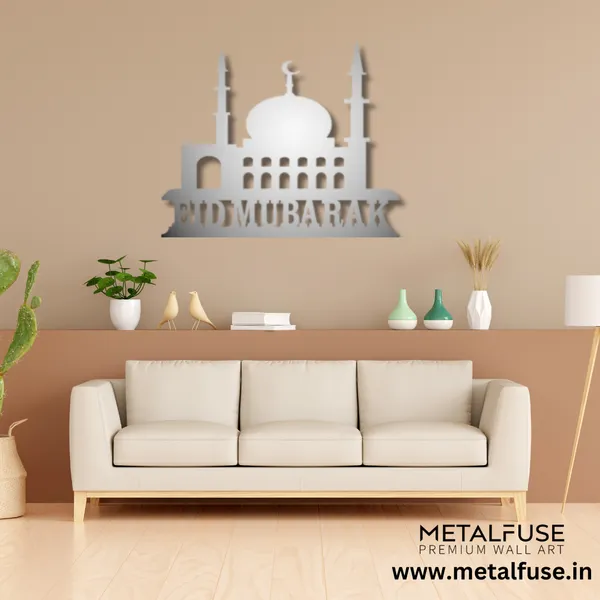 Metal_Wall_Art_for_Home_Decoration__|_Eid-Mubarak_Calligraphy__|_Silver