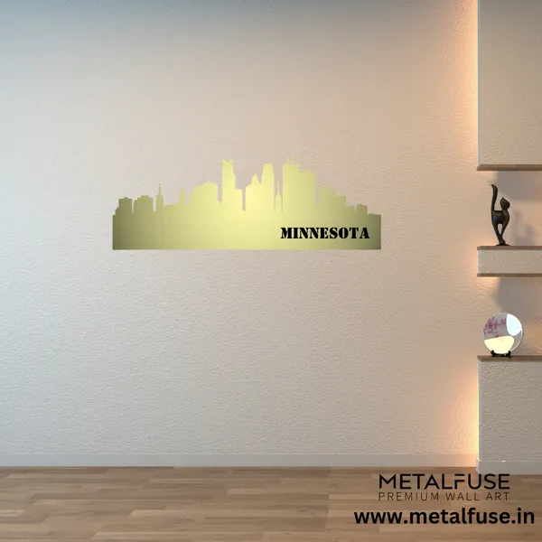 Metal_Wall_Art_for_Home_Decoration__|_Minnesota_Skyline__|_Gold