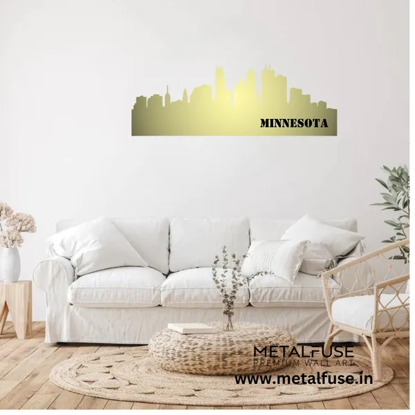Metal_Wall_Art_for_Home_Decoration__|_Minnesota_Skyline__|_Gold
