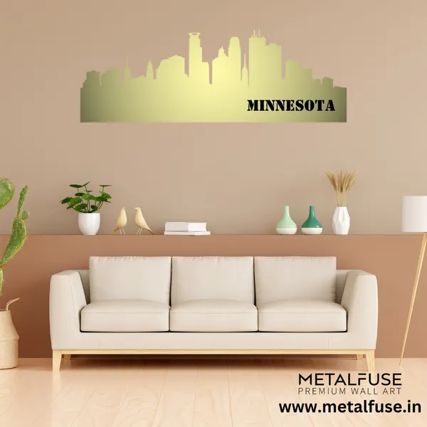 Metal_Wall_Art_for_Home_Decoration__|_Minnesota_Skyline__|_Gold