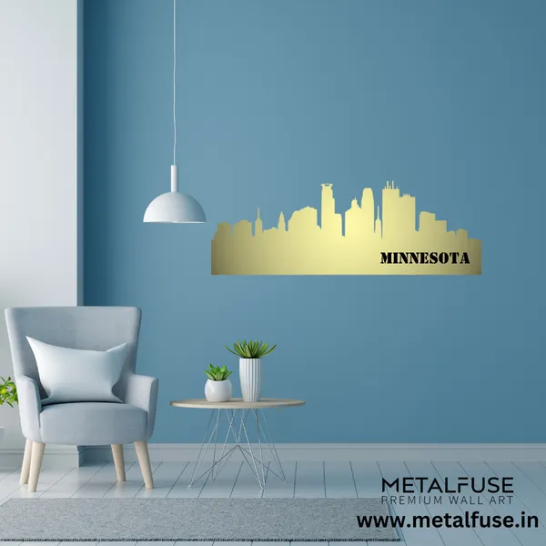 Metal_Wall_Art_for_Home_Decoration__|_Minnesota_Skyline__|_Gold