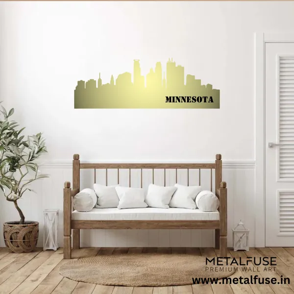 Metal_Wall_Art_for_Home_Decoration__|_Minnesota_Skyline__|_Gold