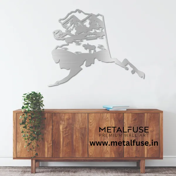 Metal_Wall_Art_for_Home_Decoration__|_Alaska_State_Metal_Wall_Art_|_Silver