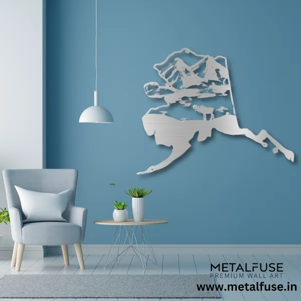 Metal_Wall_Art_for_Home_Decoration__|_Alaska_State_Metal_Wall_Art_|_Silver