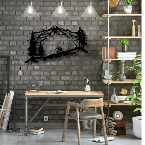 Metal_Wall_Art_for_Home_Decoration__|_Mountain_Skier__|_Black