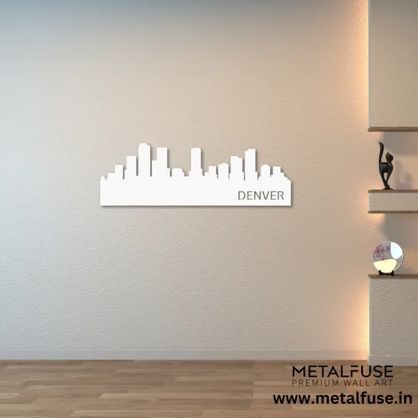 Metal_Wall_Art_for_Home_Decoration__|_Denver_Skyline__|_White