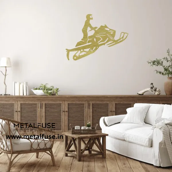 Metal_Wall_Art_for_Home_Decoration__|_Mountain_Snowmobiler__|_Gold