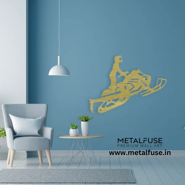 Metal_Wall_Art_for_Home_Decoration__|_Mountain_Snowmobiler__|_Gold