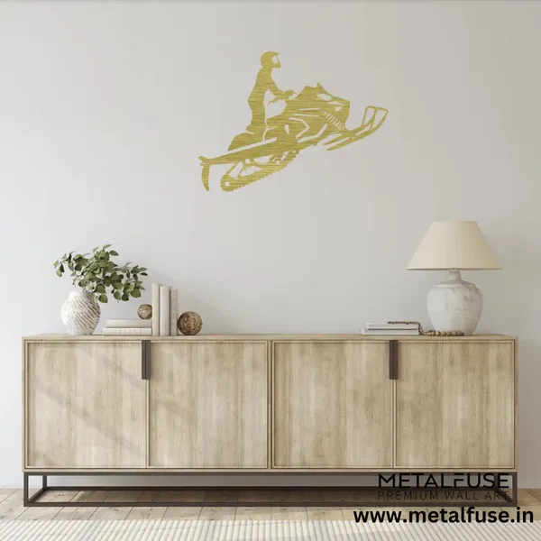 Metal_Wall_Art_for_Home_Decoration__|_Mountain_Snowmobiler__|_Gold
