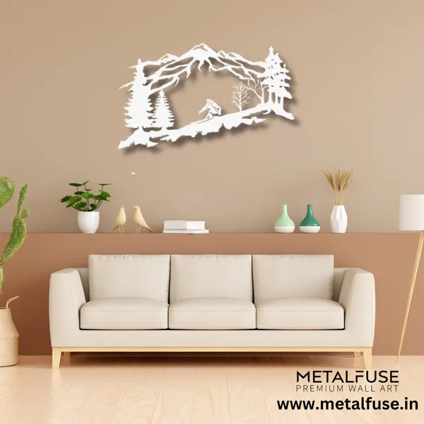 Metal_Wall_Art_for_Home_Decoration__|_Mountain_Skier__|_White