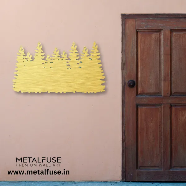 Metal_Wall_Art_for_Home_Decoration__|_Pine_Trees_Metal-_Wall_Art_|_Gold