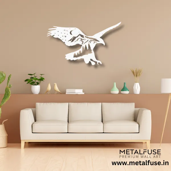 Metal_Wall_Art_for_Home_Decoration__|_Mountain_Eagle__|_White