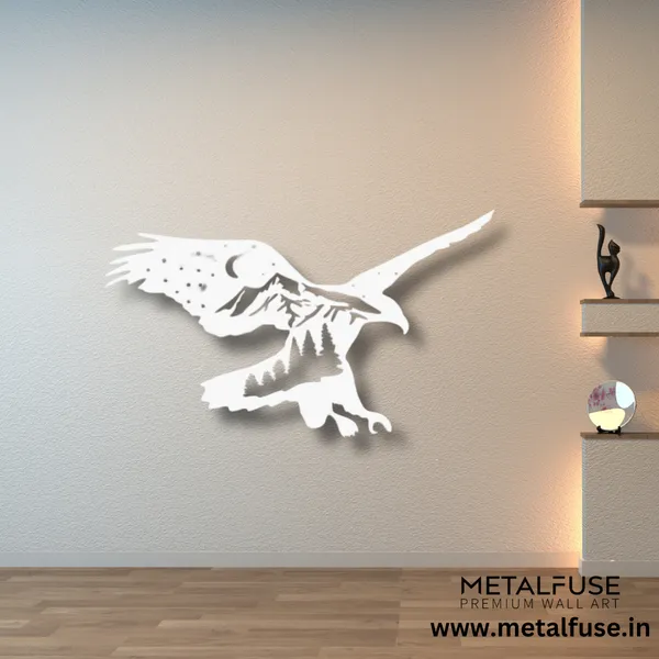 Metal_Wall_Art_for_Home_Decoration__|_Mountain_Eagle__|_White