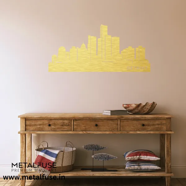 Metal_Wall_Art_for_Home_Decoration__|_Detroit_Skyline__|_Gold