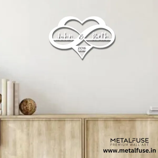 Metal_Wall_Art_for_Home_Decoration__|_Personalized_Infinity_Heart_Sign__|_White