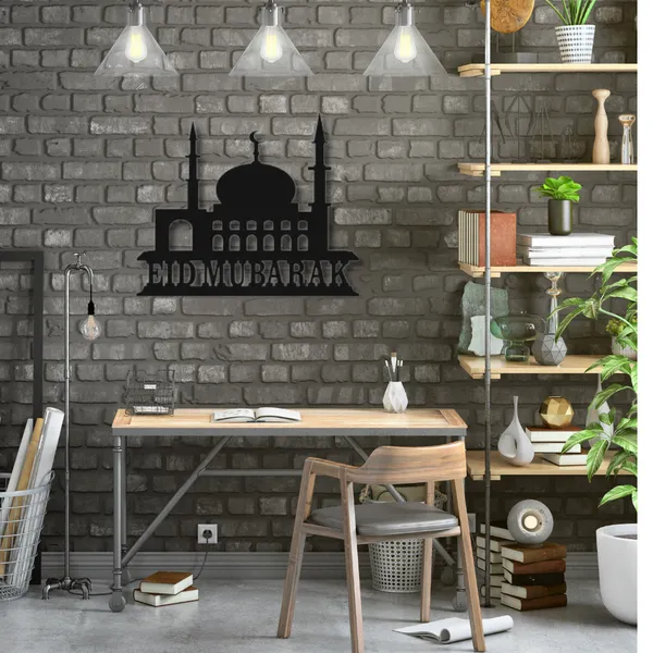 Metal_Wall_Art_for_Home_Decoration__|_Eid-Mubarak_Calligraphy__|_Black