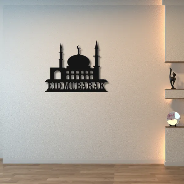 Metal_Wall_Art_for_Home_Decoration__|_Eid-Mubarak_Calligraphy__|_Black