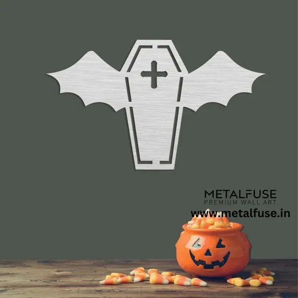 Metal_Wall_Art_for_Home_Decoration__|_Vampire_Coffin__|_Silver