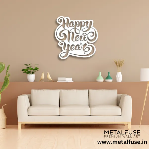 Metal_Wall_Art_for_Home_Decoration__|_Happy_New_Year_Script__|_White