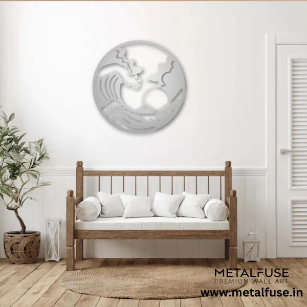 Metal_Wall_Art_for_Home_Decoration__|_The_Great_Wave__|_Silver
