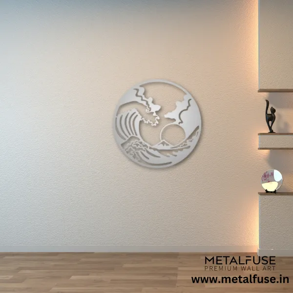 Metal_Wall_Art_for_Home_Decoration__|_The_Great_Wave__|_Silver