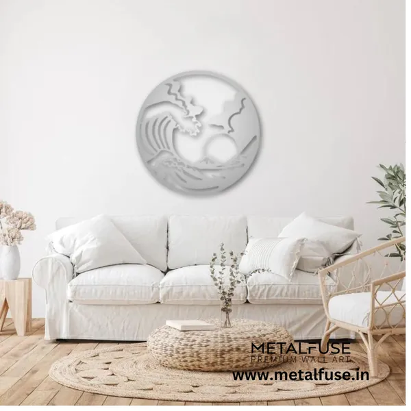 Metal_Wall_Art_for_Home_Decoration__|_The_Great_Wave__|_Silver