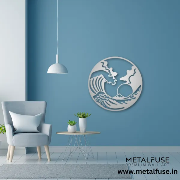 Metal_Wall_Art_for_Home_Decoration__|_The_Great_Wave__|_Silver