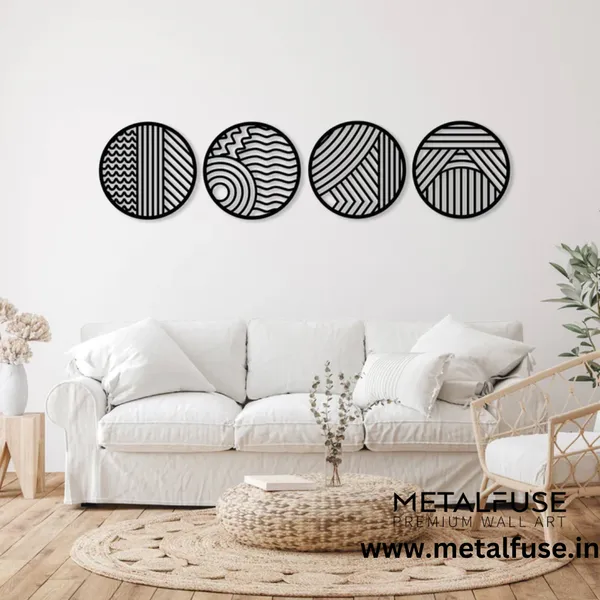 Metal_Wall_Art_for_Home_Decoration__|_Modern_Circles_(4_Piece_Set)__|_Black