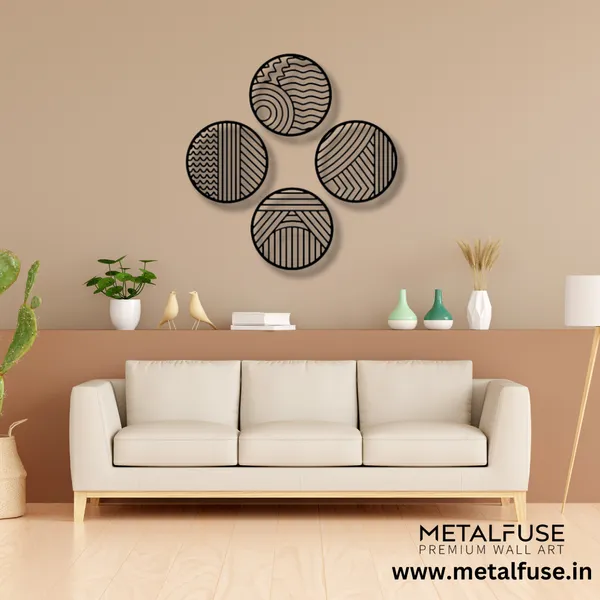 Metal_Wall_Art_for_Home_Decoration__|_Modern_Circles_(4_Piece_Set)__|_Black