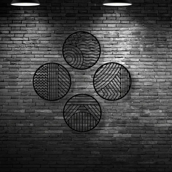 Metal_Wall_Art_for_Home_Decoration__|_Modern_Circles_(4_Piece_Set)__|_Black