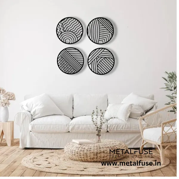 Metal_Wall_Art_for_Home_Decoration__|_Modern_Circles_(4_Piece_Set)__|_Black